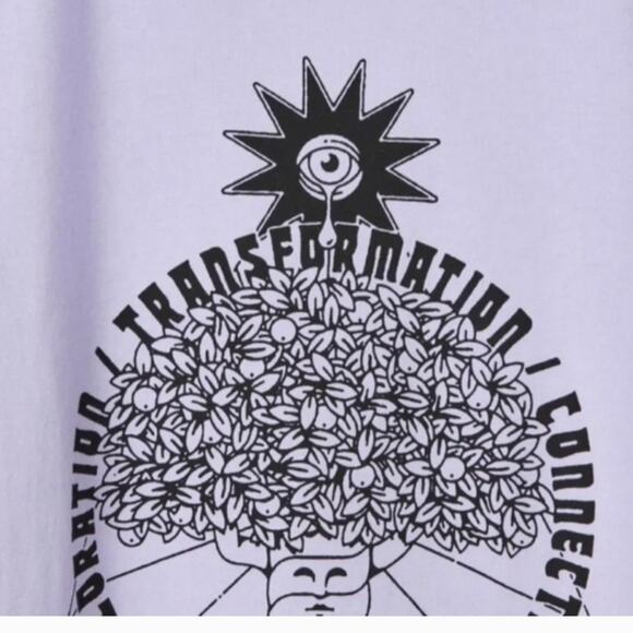 Parks Project Tree Of Knowledge Long Sleeve Tee, Purple Mens Sz Small - Picture 3 of 4